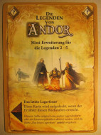 Legenden von Andor, letzte Lagerfeuer