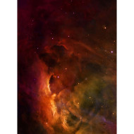 Spielmatte: Red Nebula, 112x152cm