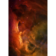 Spielmatte: Red Nebula, 112x76cm