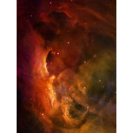 Spielmatte: Red Nebula, 76x56cm